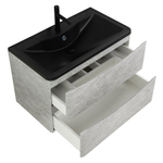 Мебель для ванной комнаты подвесная BelBagno ACQUA-800-2C-SO-CVG 80см Cemento Verona Grigio