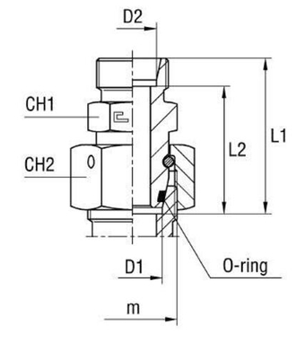 Соединение PNF DL06 36х2 (корпус)