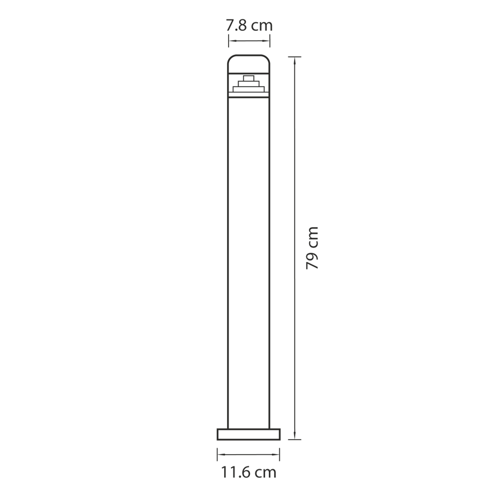 Ландшафтный светодиодный светильник Raggio Lightstar 376707