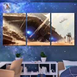 Картина на стену модульная Starfield, 150 см х 70 см