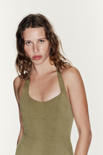 КОРОТКОЕ ПЛАТЬЕ С ВОРОТНИКОМ-ХАЛТЕР — ZARA