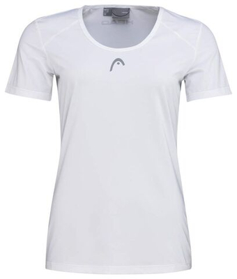 Футболка для девочки теннисная Head Girls Club 22 Tech T-Shirt - белый