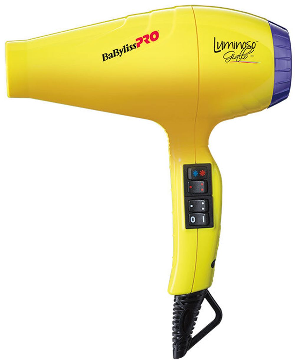 Профессиональный фен BaByliss PRO Luminoso Giallo Ionic BAB6350IYE 2100W - 13