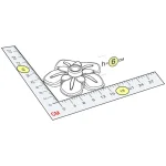 Цветок 18x18x6 см для конструктора 7,5''