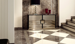 Декор Versace 240073 MARBLE CASSETTONE FOGLIA NERO RETTIFICATO LAPPATO 58,5x58,5