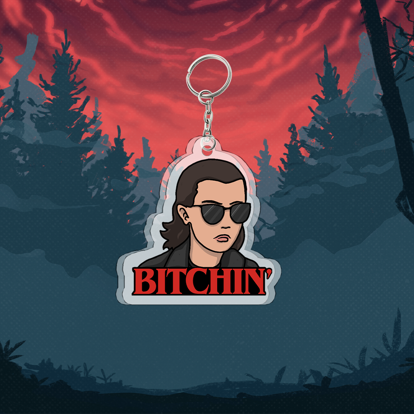 Акриловый брелок "Stranger Things: Bitchin"