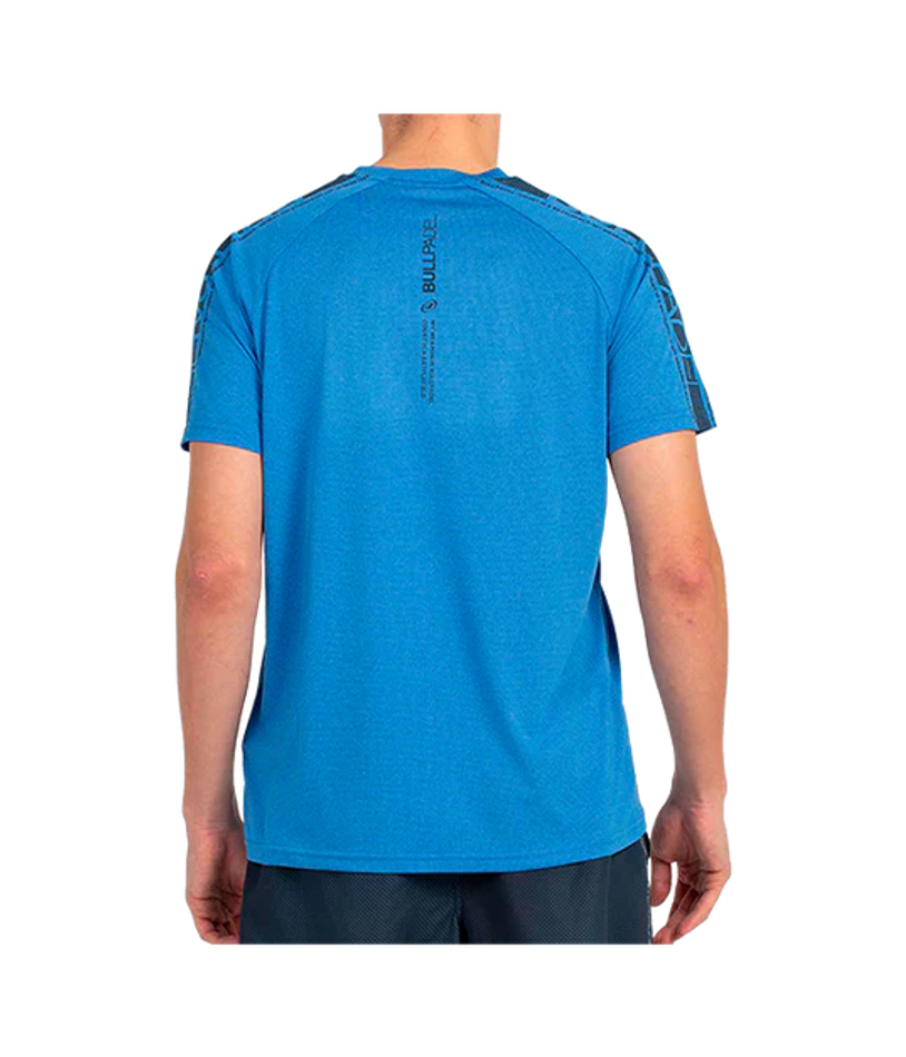 Футболка для падел Bullpadel Badan Blue 2025 |  Размер XL