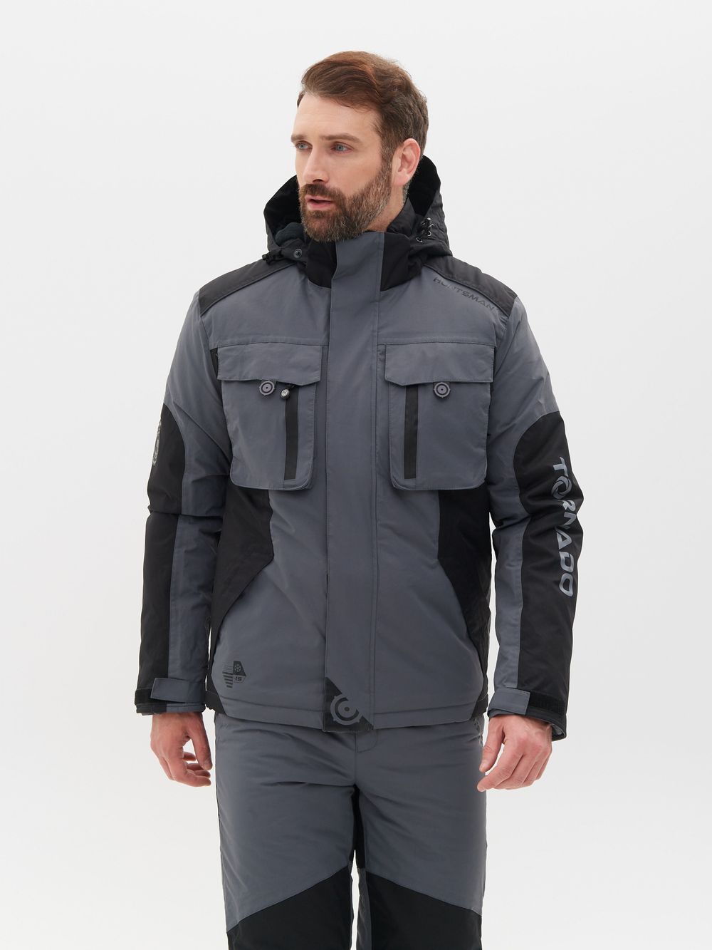 Костюм демисезонный Торнадо -15 ткань Breathable цвет Серый