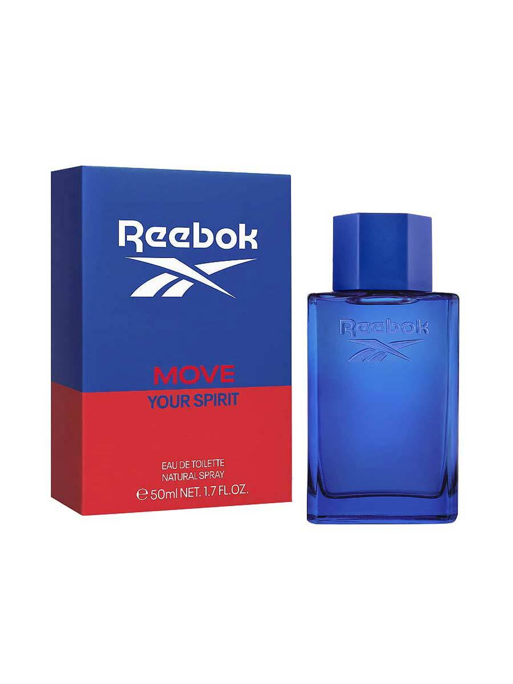 REEBOK MOVE YOUR SPIRIT men 50ml edt NEW