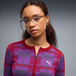 Женский кардиган T7 Tartan из ткани темного цвета - PUMA