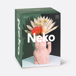 Ваза для цветов 20см Doiy Neko абрикос
