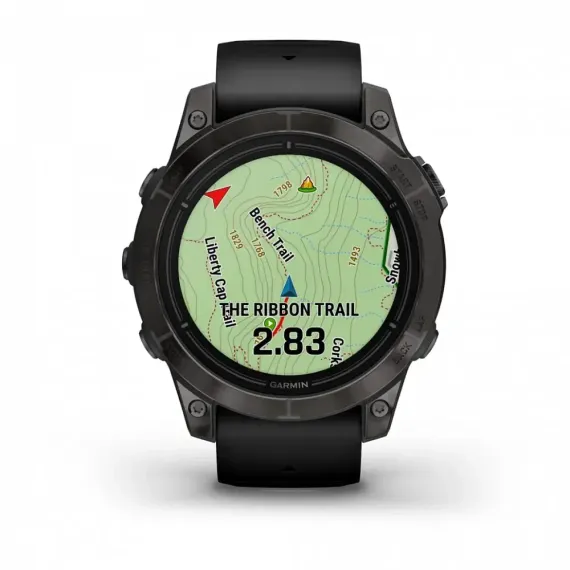 Garmin epix Pro (Gen 2) Standard Edition 47 мм, серый, черный ремешок