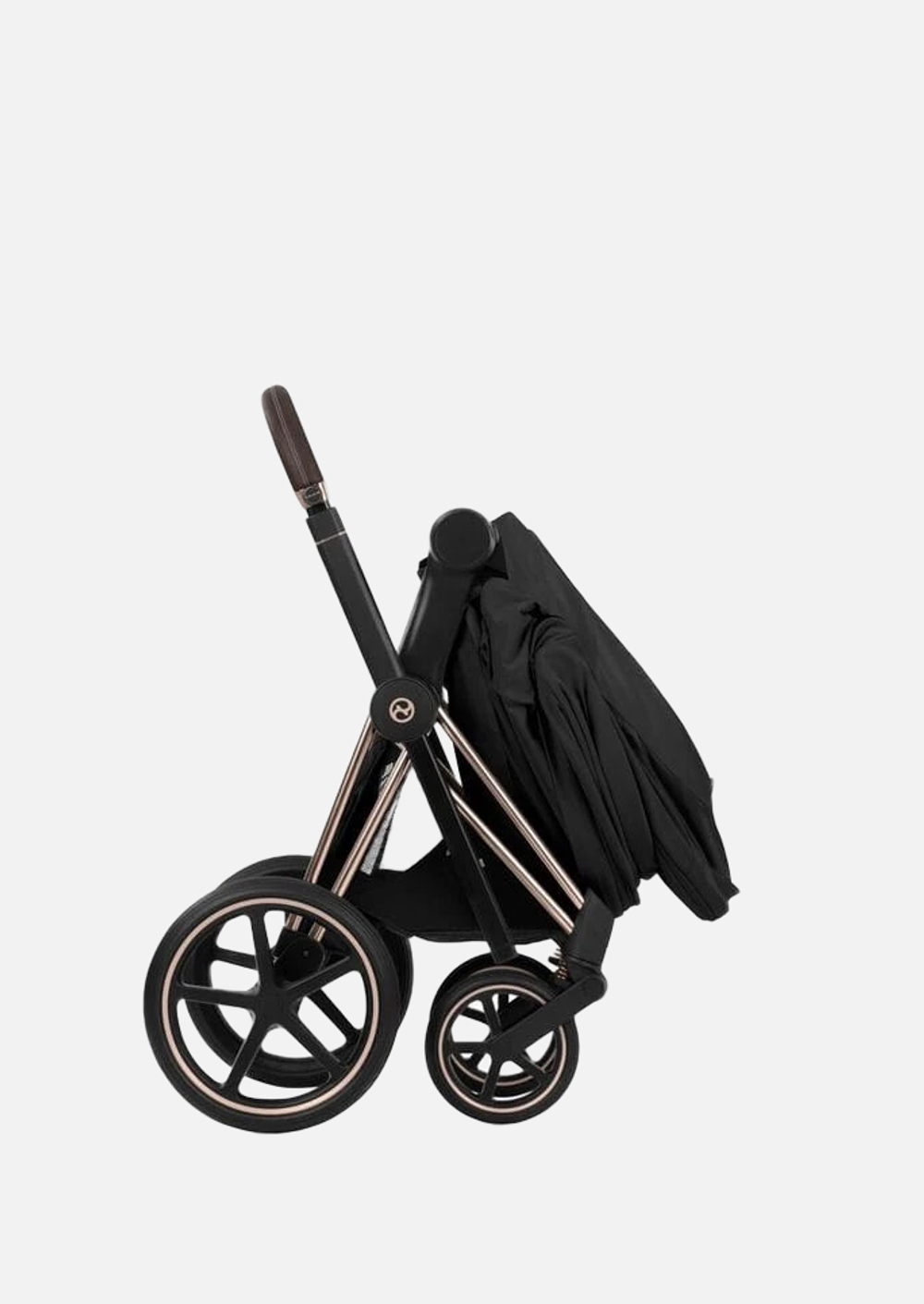 Cybex Детская коляска Priam Style Rosegold 2 в 1 цвет Sepia Black