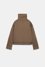 КУРТКА С ВОРОТНИКОМ-СТОЙКОЙ — ZARA