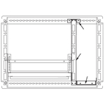 Комплект для создания кабельного отсека, для шкафов DAE/CQE 1800 x 600