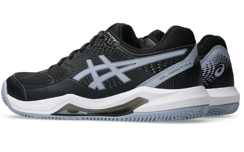 Теннисные кроссовки Asics Gel-Dedicate 8 Clay - black/grey blue