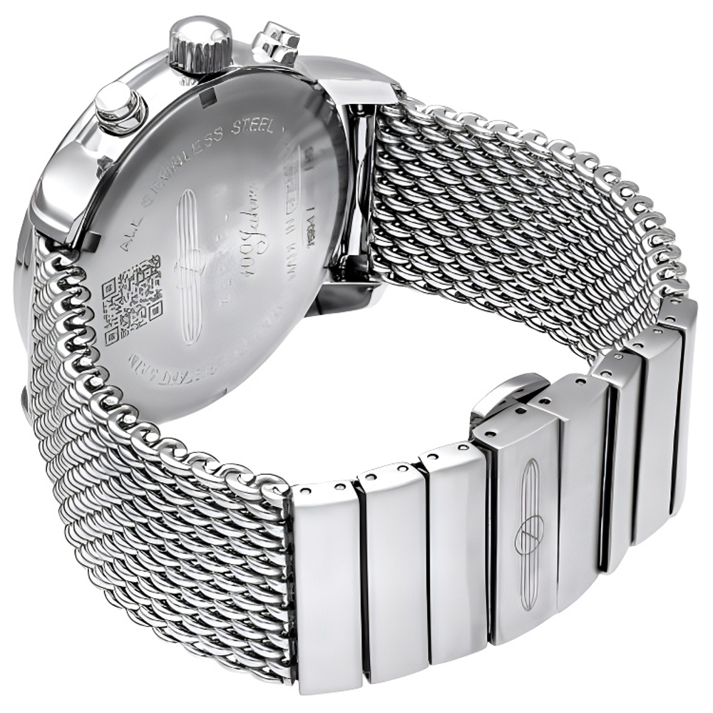 ZEPPELIN 100 Quartz Movement Water Resistant For Everyday Use Men"s Watches Watch 43mm Silver Dial