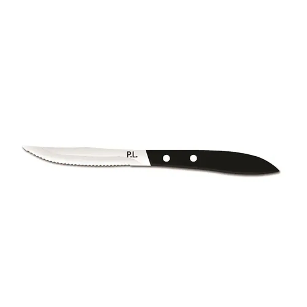Нож для стейка 22,5 см "PRO-Line" черная ручка P.L. Proff Cuisine