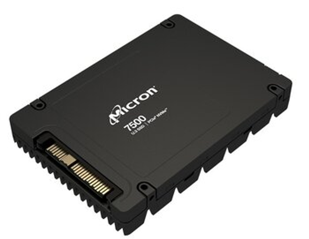 SSD Micron 7500 PRO, 3, 84 ТБ, NVMe, PCIe 4.0, U.3, MTFDKCC3T8TGP-1BK1JABYY