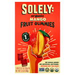 Solely, Organic Fruit Gummies, Mango, 5 Bags, 0.7 oz (20 g) Each