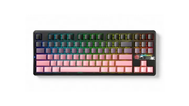 AULA F87 Pro V2 Gradient Black Pink