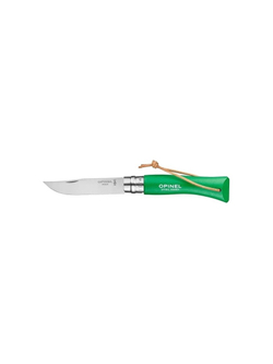Нож Opinel №7 Trekking нержавеющая сталь, зеленый, 002210