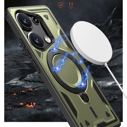 Чехол Magneto Case с кольцом для Poco M6 Pro 4G