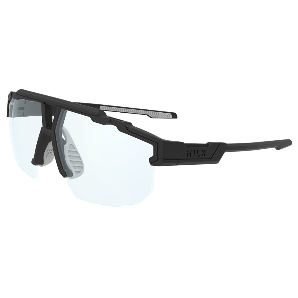 Спортивные очки HILX Specialist Matt Solid Black / Blue Block Lens