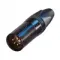 Neutrik NC5MXX-B кабельный разъем XLR male черненый корпус, золоченые контакты 5 контактов