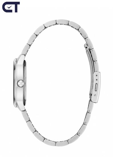 Casio LTP-V004D-1B2 General часы наручные женские — тонкая классика с чёрным циферблатом и стальным браслетом