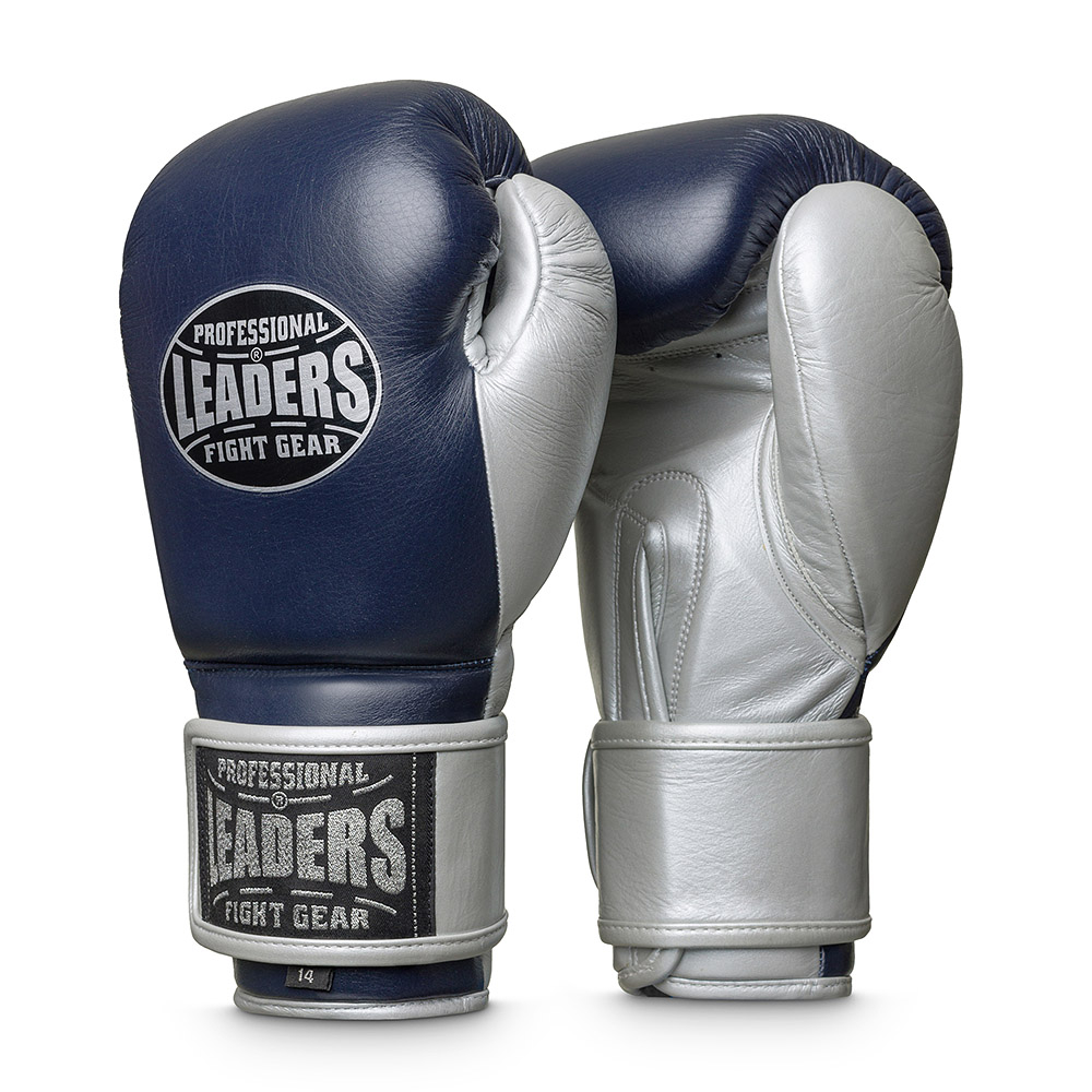 Боксерские перчатки Leaders Ultra BL/SIL