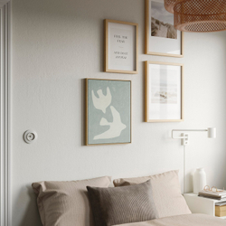 IKEA BLODFLÄDER  (ИКЕА БЛОДФЛЭДЕР)  -  Картина - две птицы, 40x50 см