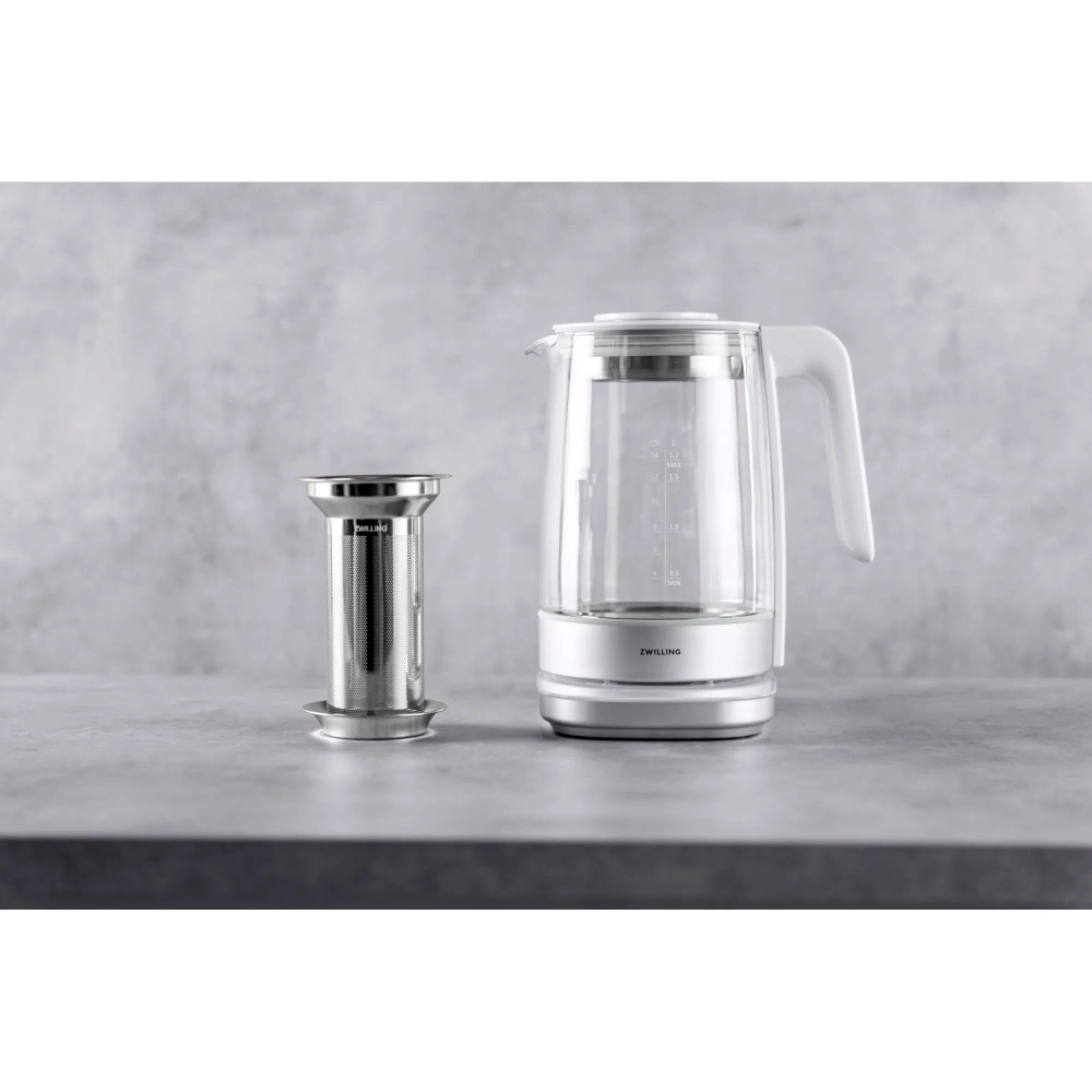 Zwilling Электрический чайник Enfinigy 1,7 л со вставкой для чая белый EAN 4009839542688