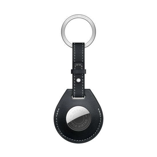 Брелок AirTag Hermès с кольцом для ключей Bleu Indigo