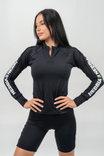 Кофта LONG SLEEVE ZIPPER TOP WINNER 239 Черная