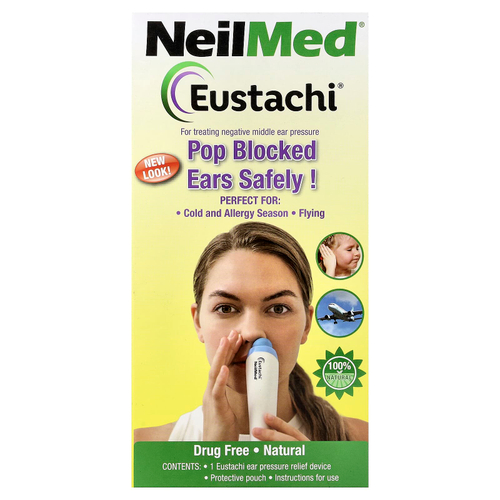 NeilMed, Eustachi®, устройство для снижения ушного давления, 1 шт.