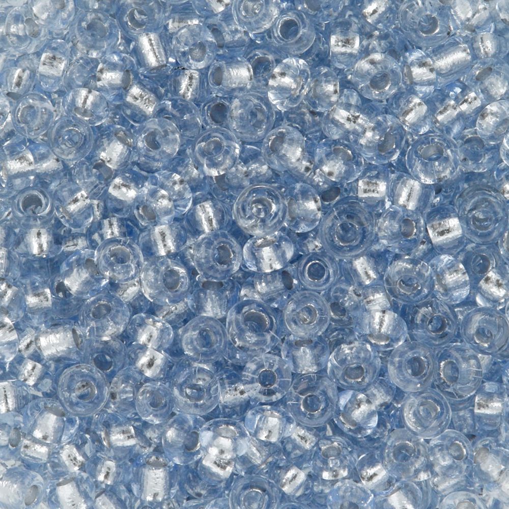 Бисер Zlatka 11/0 (2.1 мм), 100 г (10х10 г), №0042A св.голубой, GR