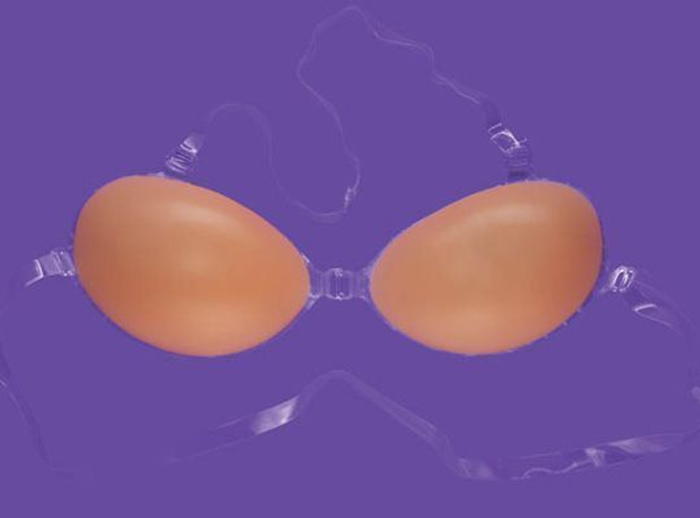 Cиликоновый бюстгальтер-невидимка Freebra (Размер: C) (Цвет: телесный)