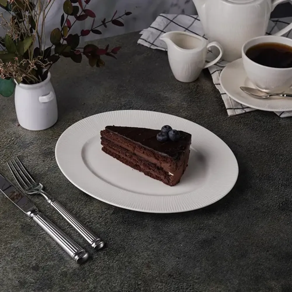 Блюдо овальное 24,5*19 см h2,3 см Neo Silk Noble [1]