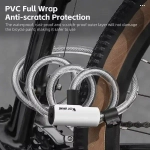 Замок велосипедный тросовый West biking, YP0705102