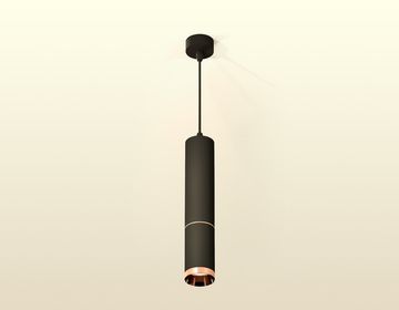 Комплект подвесного светильника 1*GU5.3 XP6323030 SBK/PPG чёрный песок/золото розовое полированное (A2302, C6356, A2063, C6323, N6135) DIY System Complects Ambrella