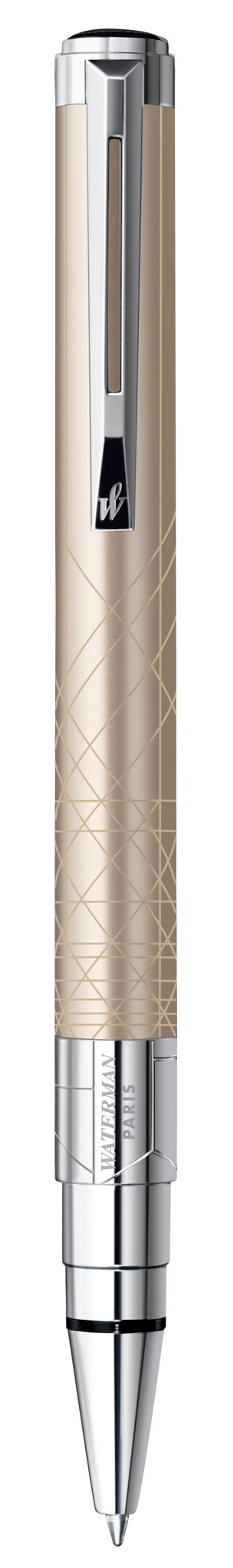 Шариковая ручка Waterman Perspective, цвет: Champagne CT, стержень Mblue