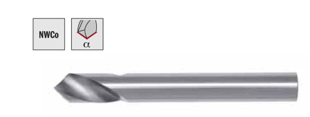 Сверло центровочное типа NC 10/90° - HSS 0641-230-035408 Сверло центровочное типа NC 10/90° - HSS 0641-230-035408