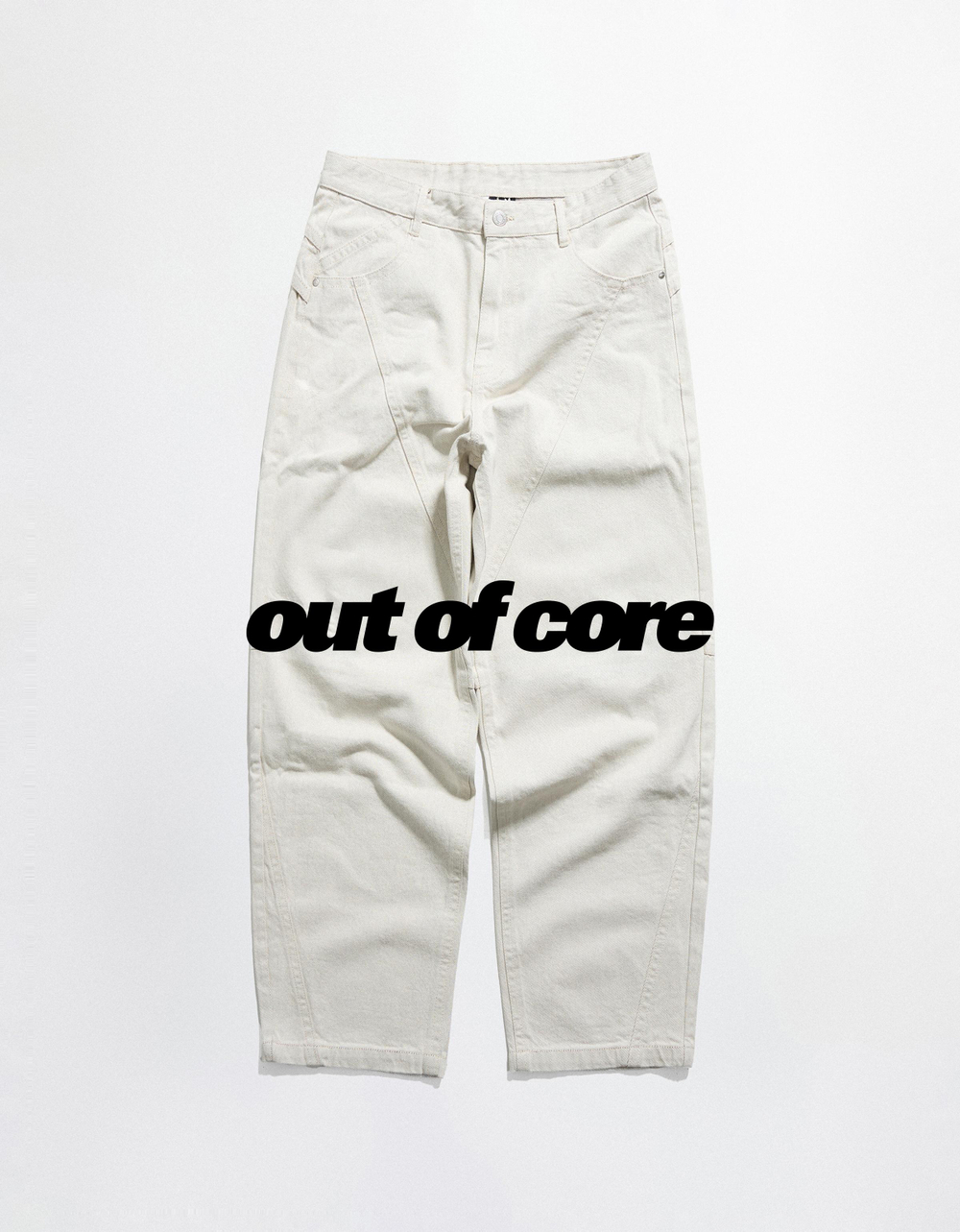 Мужские джинсы baggy fit OUT OF CORE - BERSHKA