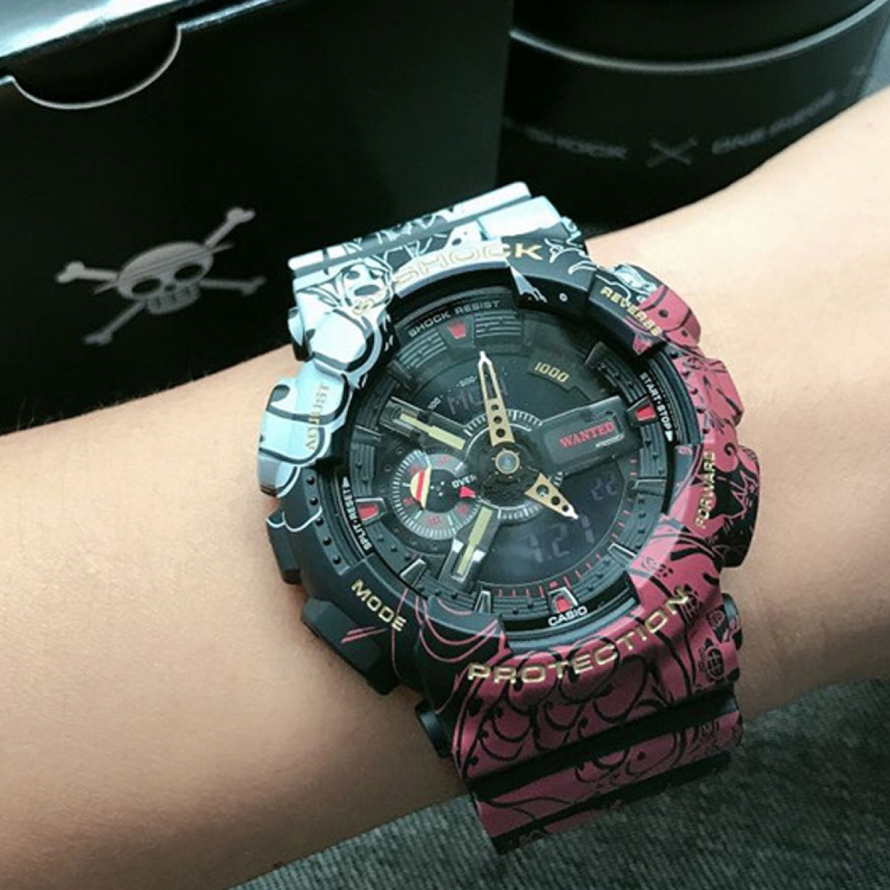 Часы G-SHOCK ONE PIECE LED GA-110JOP-1A4D, GA-110JOP-1A4D