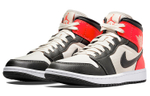 Jordan 1 Mid Newsprint Light Orewood Brown Women's