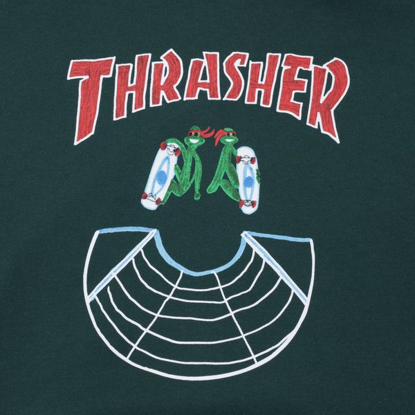 Худи Thrasher Doubles Hood (forest green) артикул: - купить в магазине Дайс