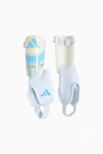 Футбольные щитки adidas Messi Match Junior - белый