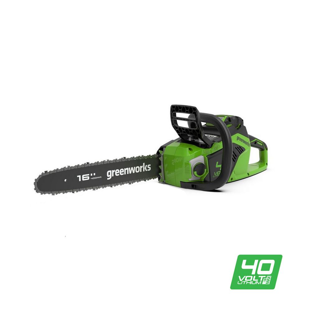 Аккумуляторная цепная пила Greenworks GD40CS18K5, 40v, 40 см, АКБ 5 А·ч и ЗУ