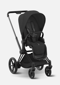 Cybex Детская коляска Priam IV Matt Black 2 в 1 цвет Sepia Black
